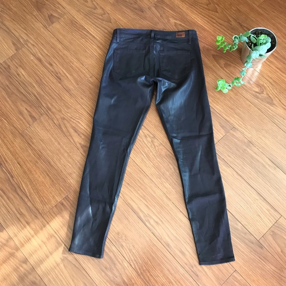 PAIGE Verdugo Ankle Coated Skinny Jeans Size 27 - Picture 4 of 8